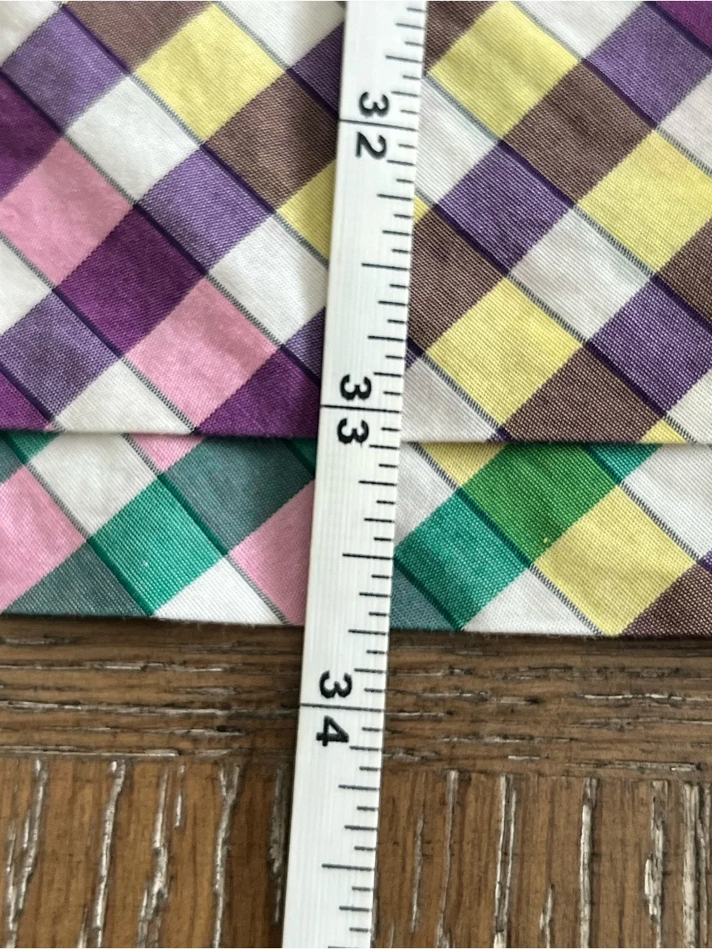 J. Crew Multicolor Rainbow Gingham Tie-Neck Dress Size 2